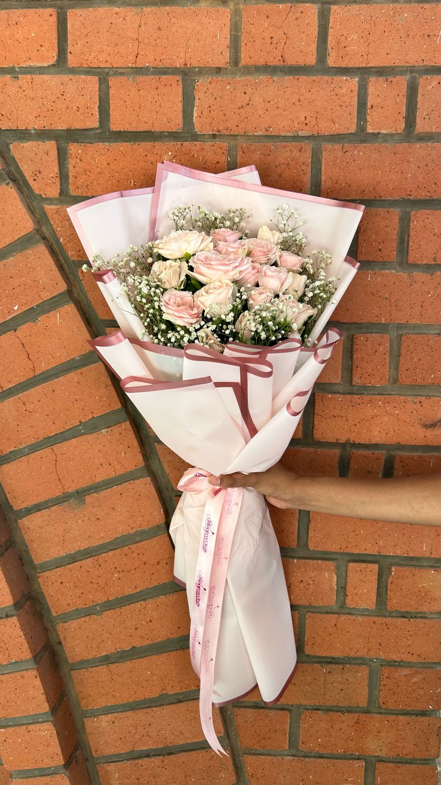 Candy Floss Hand Bouquet - Blooms Only