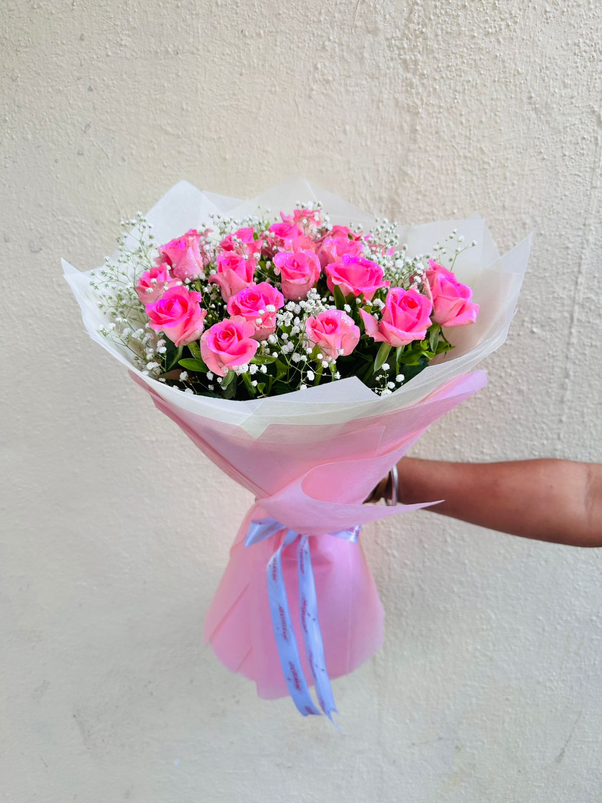 Cotton Candy Bloom Bouquet by BloomsOnly, Pune's number 1 flower delivery website