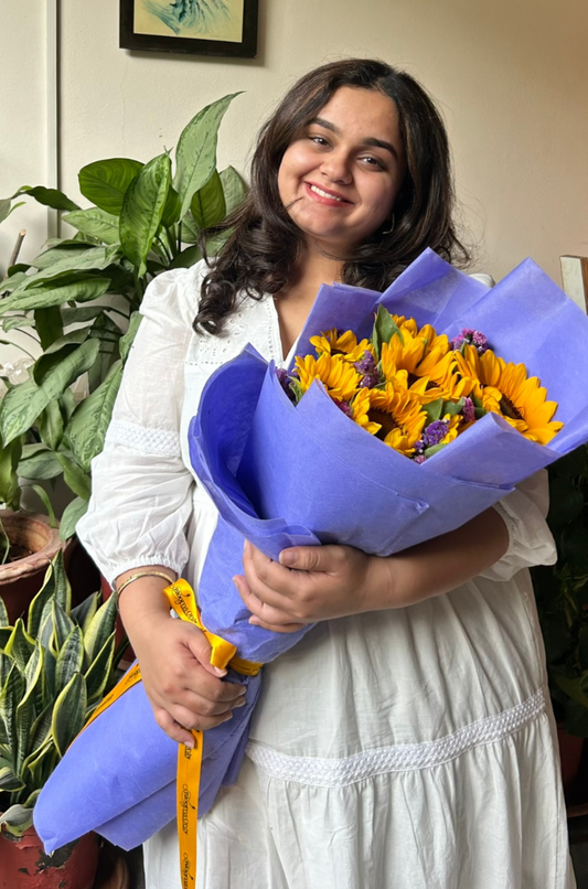 ⁠Sakshi’s Favourite Sunflower Bouquet
