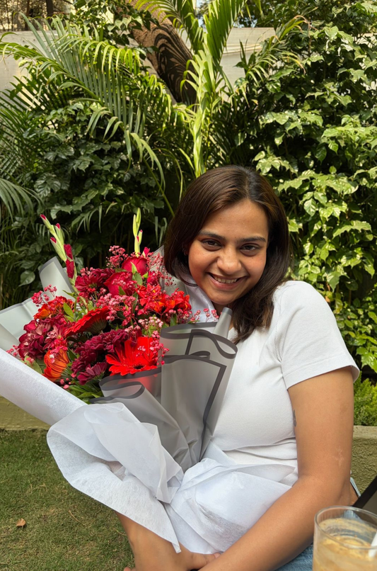 Nikita's Favourite Crimson Bouquet