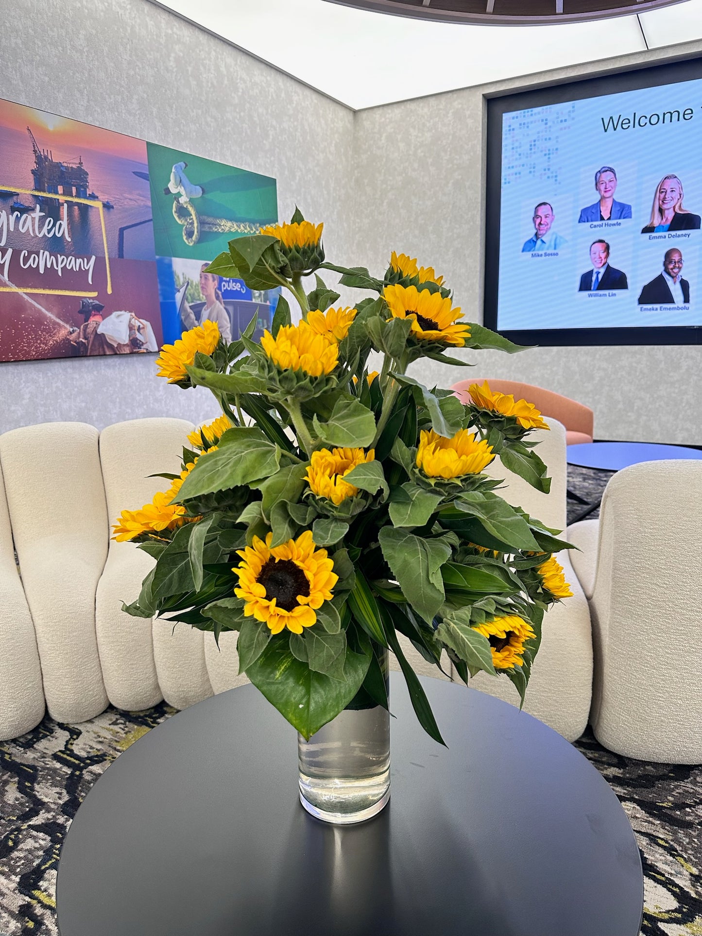 25 Sunflower Vase Arrangement