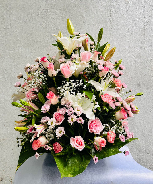 Basket bouquet