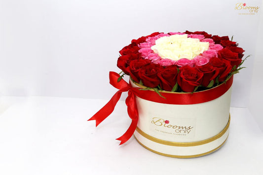 55 Roses box bouquet