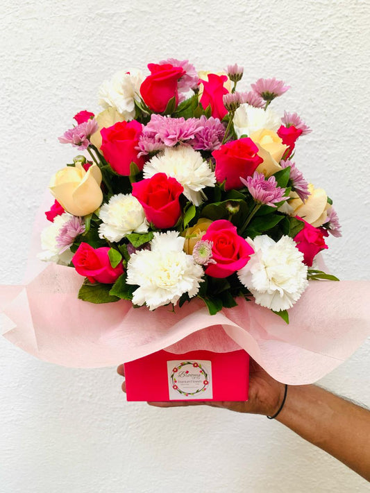 Basket bouquet