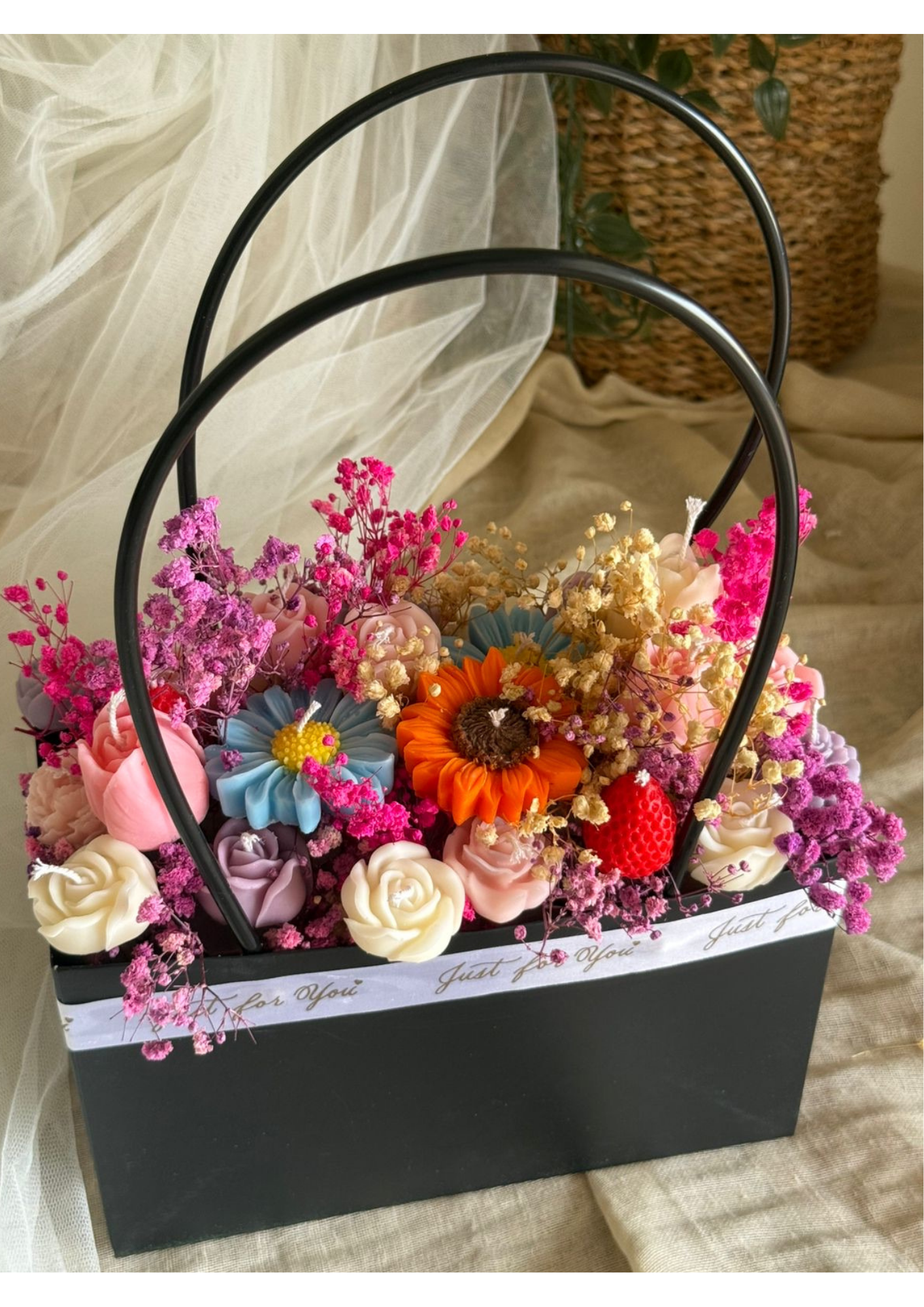 Bloom & Glow Candle Bouquet